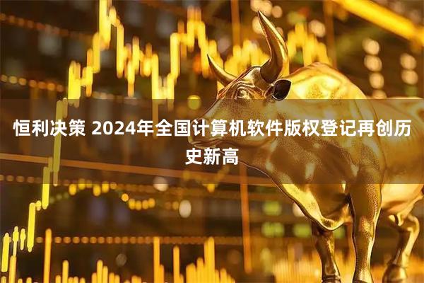 恒利决策 2024年全国计算机软件版权登记再创历史新高